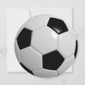 Voetbal ronde bar mitswa uitnodiging (Achterkant)