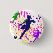 VOETBAL     RONDE BUTTON 3,2 CM (Voorkant)