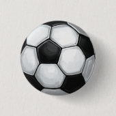 Voetbal Ronde Button 3,2 Cm (Voorkant)