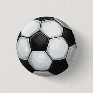 Voetbal Ronde Button 3,2 Cm
