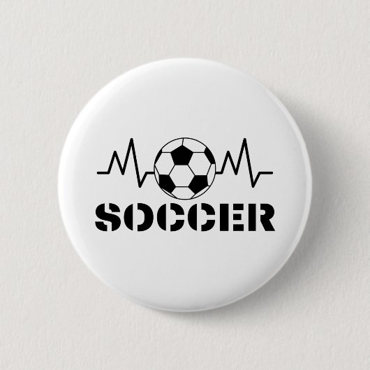 Voetbal Ronde Button 5,7 Cm (Voorkant)