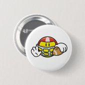 Voetbal Ronde Button 5,7 Cm (Voorkant /achterkant)