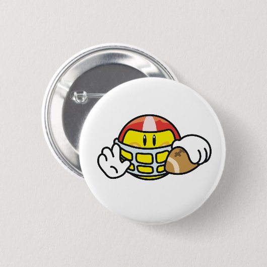 Voetbal Ronde Button 5,7 Cm (Voorkant /achterkant)