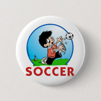 Voetbal Ronde Button 5,7 Cm