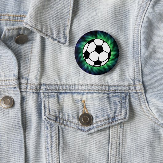Voetbal Ronde Button 5,7 Cm (In situ)
