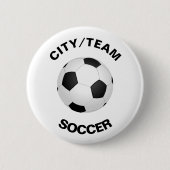  Voetbal Ronde Button 5,7 Cm (Voorkant)