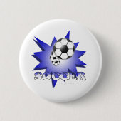 Voetbal! Ronde Button 5,7 Cm (Voorkant)