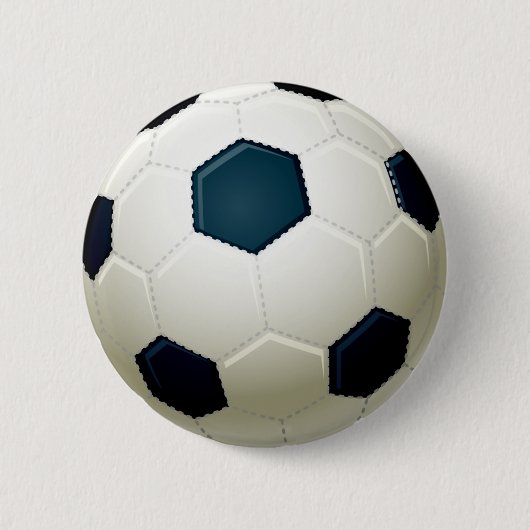 VOETBAL RONDE BUTTON 5,7 CM (Voorkant)