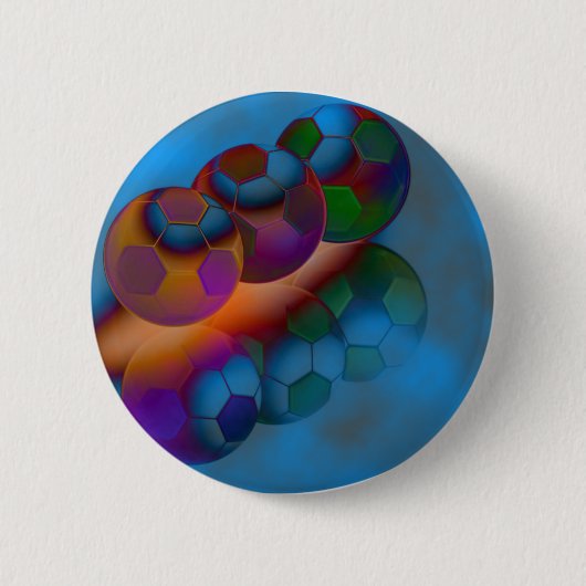 Voetbal Ronde Button 5,7 Cm (Voorkant)