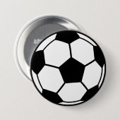 Voetbal Ronde Button 7,6 Cm (Voorkant /achterkant)
