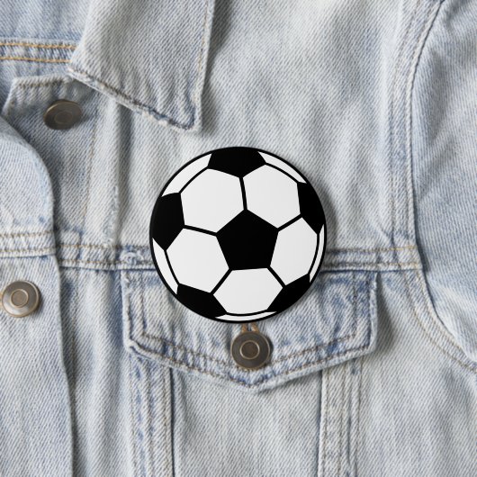 Voetbal Ronde Button 7,6 Cm (In situ)