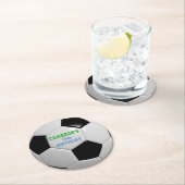 Voetbal Ronde Kartonnen Onderzetter (Insitu)