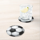 Voetbal Ronde Kartonnen Onderzetter (Insitu)
