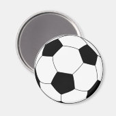 Voetbal ronde magneet (Voorkant / Achterkant)