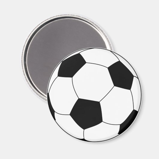 Voetbal ronde magneet (Voorkant / Achterkant)