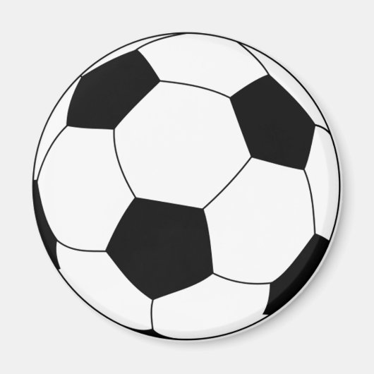 Voetbal ronde magneet (Voorkant)