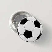 Voetbal ronde pin-knop ronde button 3,2 cm (Voorkant /achterkant)