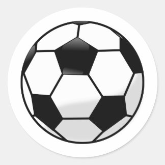 Voetbal Ronde Sticker