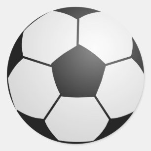 Voetbal Ronde Sticker