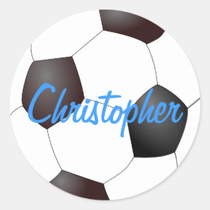 voetbal -  ronde sticker