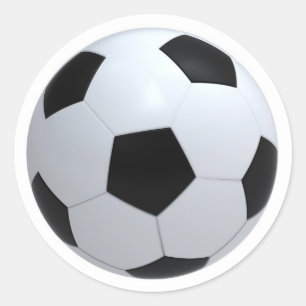 Voetbal Ronde Sticker