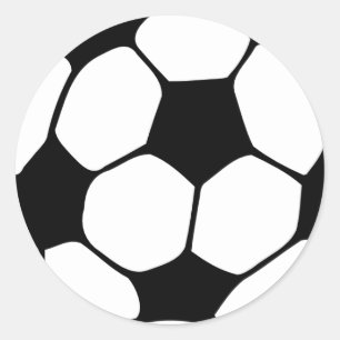 Voetbal Ronde Sticker