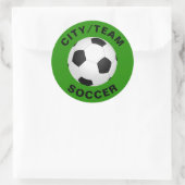  Voetbal Ronde Sticker (Tas)