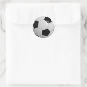 Voetbal Ronde Sticker (Tas)