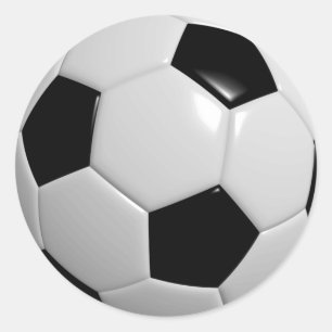 Voetbal Ronde Sticker