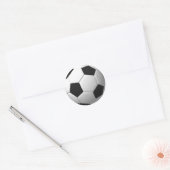 Voetbal: Ronde Sticker (Envelop)