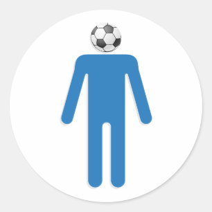 Voetbal Ronde Sticker