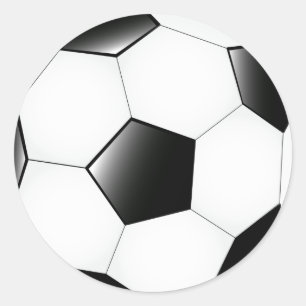 Voetbal Ronde Sticker