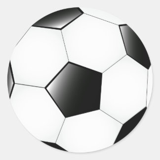 Voetbal Ronde Sticker