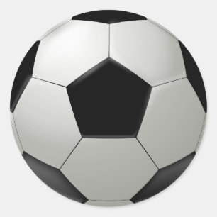 Voetbal Ronde Sticker