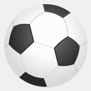 Voetbal Ronde Sticker