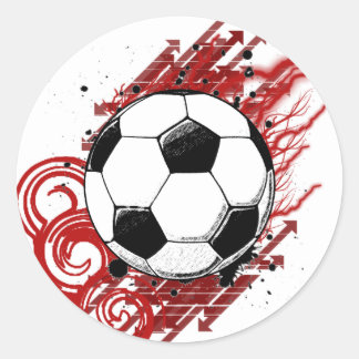 Voetbal Ronde Sticker