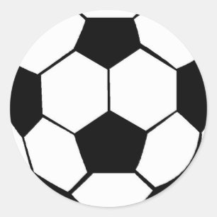 Voetbal Ronde Sticker