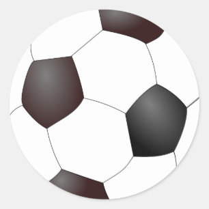 Voetbal Ronde Sticker