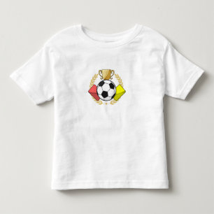Voetbal rood & geel kaart Trofee Kinder Shirts