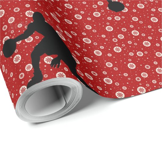 voetbal rood heet mooi inpakpapier (Rol Hoek)