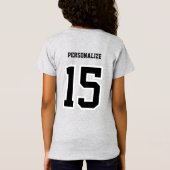 Voetbal — Rood T-shirt (Achterkant)
