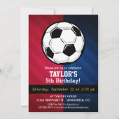 Voetbal; Rood, Wit en Blauw Kaart (Voorkant)