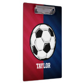 Voetbal; Rood, Wit en Blauw Klembord (Rechts)