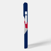 Voetbal, rood, wit en blauw, naam Case-Mate iPhone case (Achterkant / Links)