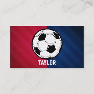 Voetbal; Rood, Wit en Blauw Visitekaartje