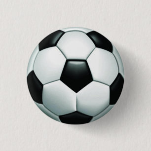 voetbal Round Pinback-Button Ronde Button 3,2 Cm