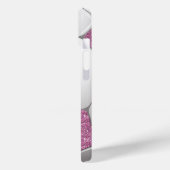 Voetbal Roze gisteffect Case-Mate iPhone Case (Achterkant / Links)