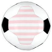 Voetbal Roze & Witte Streep (Gedraaid)