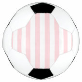 Voetbal Roze & Witte Streep (Voorkant)