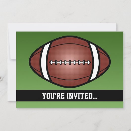 Voetbal Rugby Verjaardag Kaart (Voorkant)